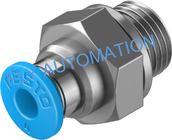 Male Thread  Push In Pneumatic Tube Fittings QS-G1/8-4 186095 4052568039141