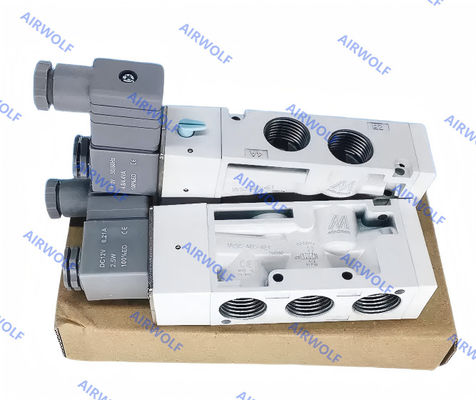 Single Double Coil MVSC-460-4E1 MVSC-460-4E2 1/2 Mindman 5/2 Way 0.2-0.8Mpa Aluminum DC24V AC220V AC110V DC12V Solenoid Valve