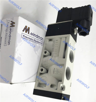Single Double Coil MVSC-460-4E1 MVSC-460-4E2 1/2 Mindman 5/2 Way 0.2-0.8Mpa Aluminum DC24V AC220V AC110V DC12V Solenoid Valve