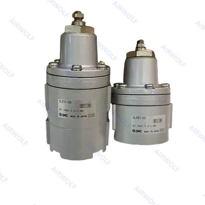 SMC 1/4"  Aluminum Alloy Diaphragm Type Single Doube Acting 3 Port Lock-up Valve IL201-02	IL220-02 IL211-02B IL201-N02 IL220-N02 IL211-F02 IL211-N02B IL211-F02B