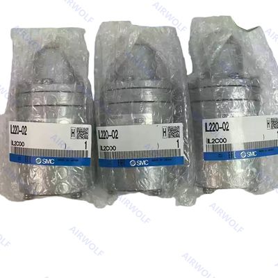 SMC 1/4"  Aluminum Alloy Diaphragm Type Single Doube Acting 3 Port Lock-up Valve IL201-02	IL220-02 IL211-02B IL201-N02 IL220-N02 IL211-F02 IL211-N02B IL211-F02B