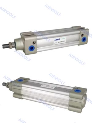 AIRTAC ISO15552 Aluminum Standard Cylinder Double Acting SAI SAID SAIJ Bore 32mm To 200mm Stroke 10mm To 2000mm SAI80X150S SAID200X400S