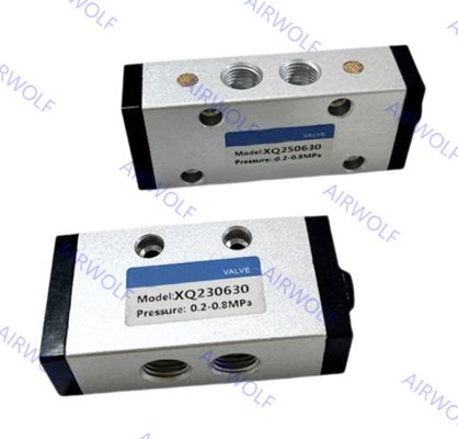 XQ Series Aluminum Pneumatic Air Operated Valve with NBR Seal for 3/2way and 5/2way Control in Dry Compressed Air Systems