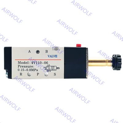 4V110-M5/06, 4V120-M5/06 AIRTAC 4V100 Series 5/2 way Electric Solenoid Valve M5 1/8"