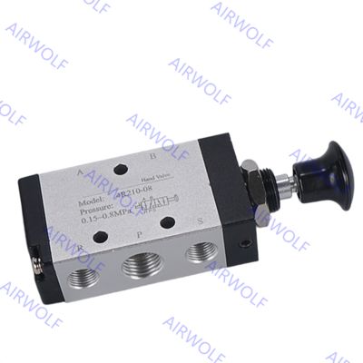 4R Series 4R110-06, 4R210-08, 4R310-10, 4R410-15 5/2 way Manual Push-pull Valve 1/8"~1/2"