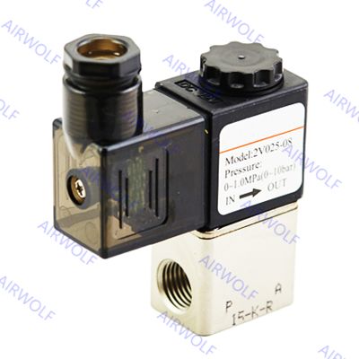 AIRTAC 2V130-10, 2V130-15 2V Series 2/2 way Brass Fluid Control Valve 3/8", 1/2"