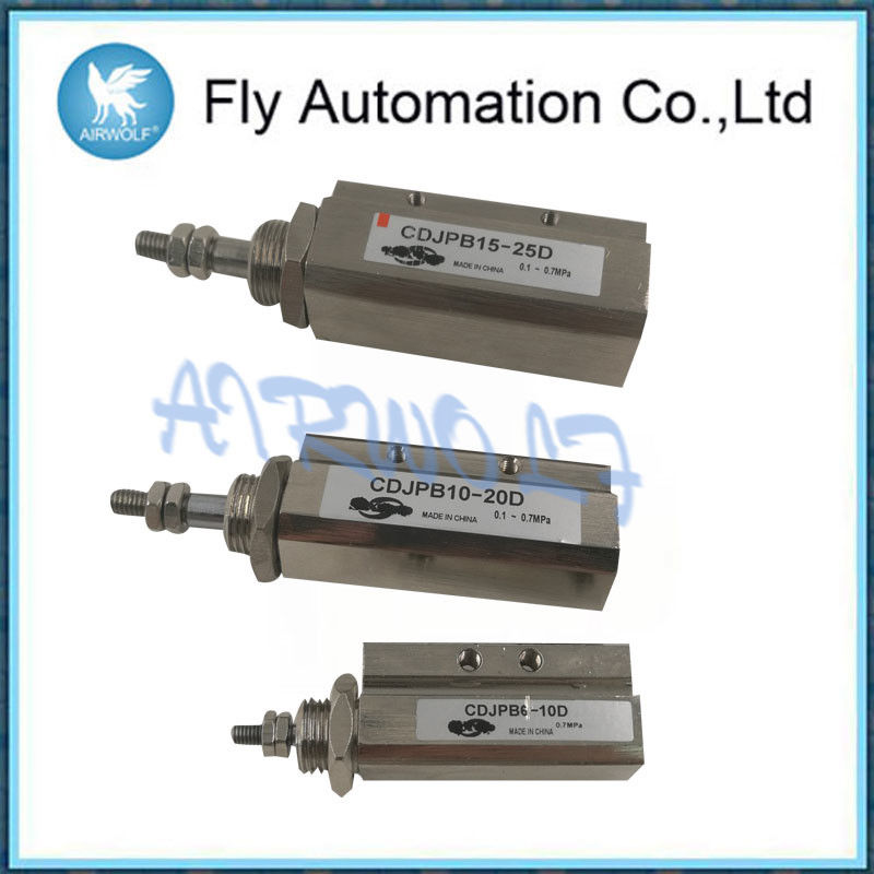 CDJP Series with auto switch silver Aluminum alloy  CDJPB15-25D CDJPB10-20D Pin Cylinder