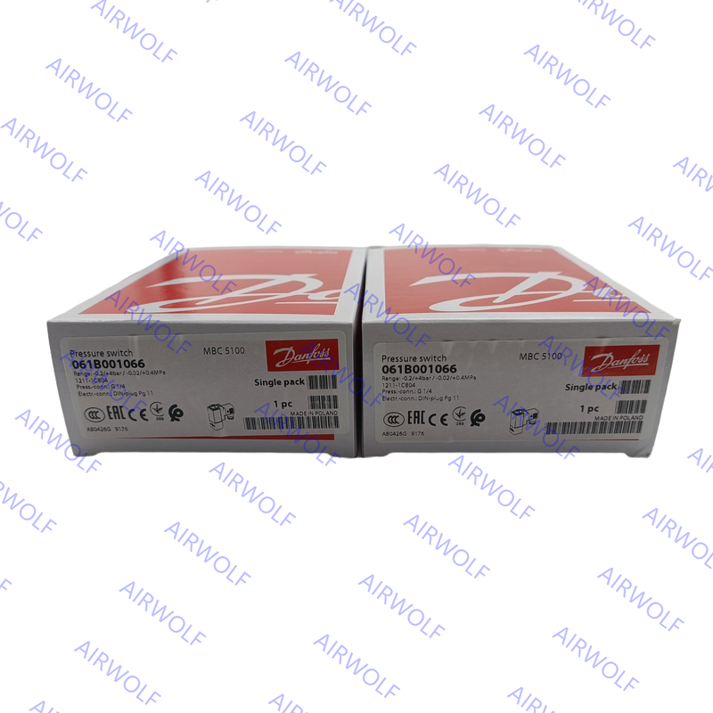 061B012366 061B012766 061B012866 DANFOSS Pressure Switch MBC5000/5100