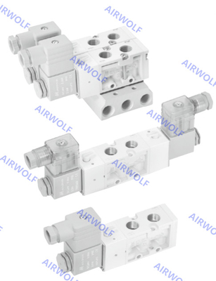MVSC-260-4E1 MVSC-260-4E2 Mindman โซลินอยด์วาล์ว 5/2 ทาง อะลูมิเนียม DC24V AC220V AC110V DC12V