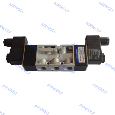 MVSC-300-4E1 MVSC-300-4E2 3/8 Mindman โซลินอยด์วาล์ว 5/2 ทาง 0.2-0.8Mpa อะลูมิเนียม DC24V AC220V AC110V DC12V
