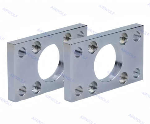 พาร์คเกอร์ ISO15552 ปนูมาติก ซิลินเดอร์ แฟลนจ์ MF1 MF2 ขนาดเจาะ 32-200 มม
