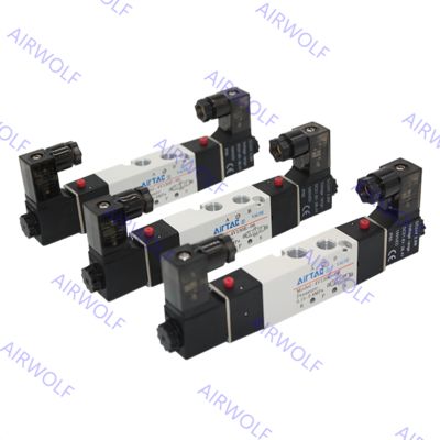 5 / 2,5 / 3 Way Airtac ไฟฟ้าโซลินอยวาล์ว 4V110-M5,4V110-06,4V130C / E / P-06,4V120-06