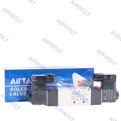 AIRTAC 4V230C-06/08, 4V230E-06/08, 4V230P-06/08 4V200 ซีรีส 5/3 ทาง วาล์วไฟฟ้า 1/8